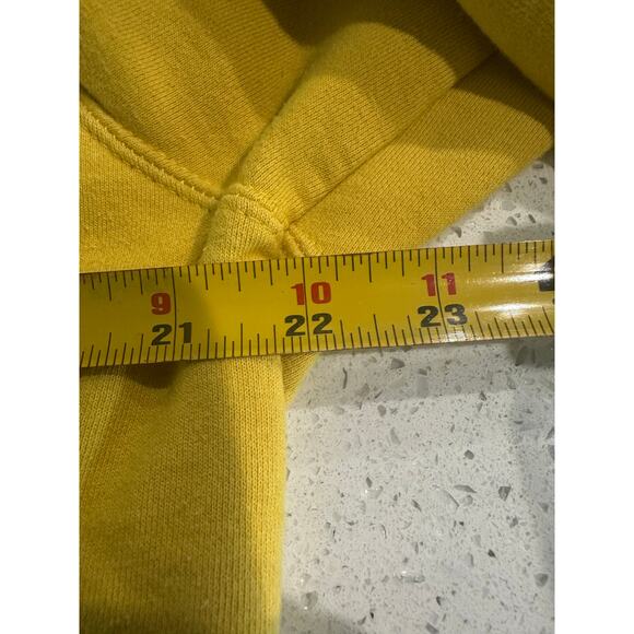 Vintage Stussy Hoodie Mustard Yellow Size Large - Picture 5 of 6